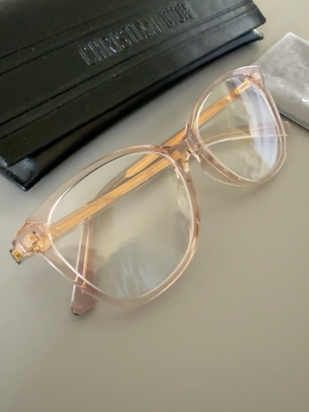 Dior light pink Eyeglasses with Branded Case & cloth - Picture 8 of 14